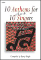 10 Anthems for About 10 Singers SAB Singer's Edition cover